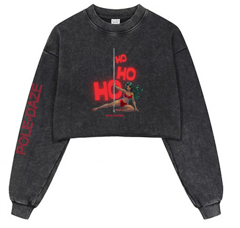 Ho Ho Ho! Cropped Sweatshirt